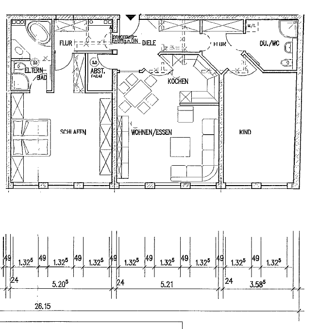 Heiligenhaus // Gemütliche helle 3-ZKB-Wohnung (203) zu vermieten