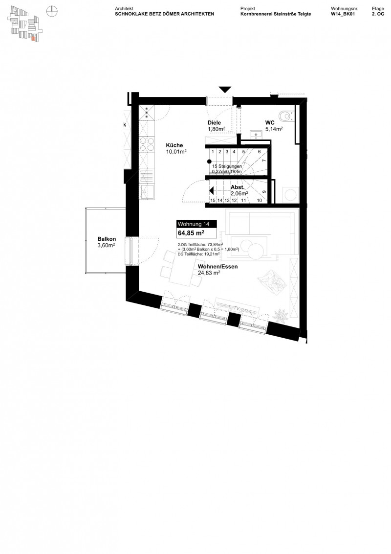 Grundriss Wohnung 3207