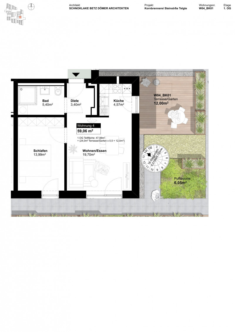 Grundriss Wohnung 3103